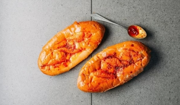 Cách làm bánh mì nướng sa tế 2
