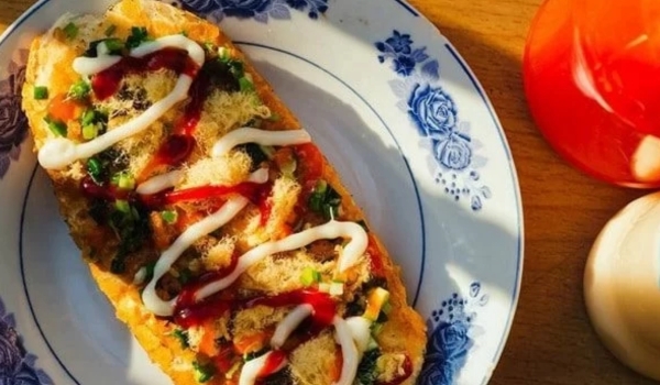 Cách làm bánh mì nướng sa tế 3