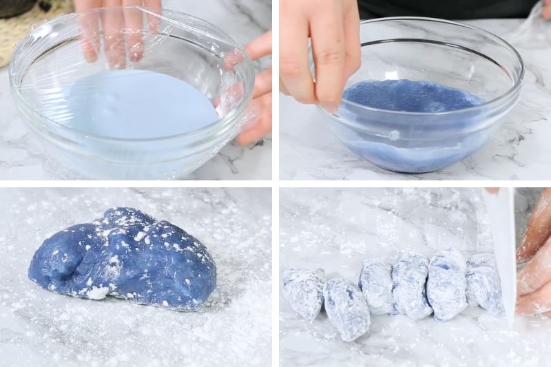 Bánh mochi khoai lang hoa đậu biếc ảnh 6