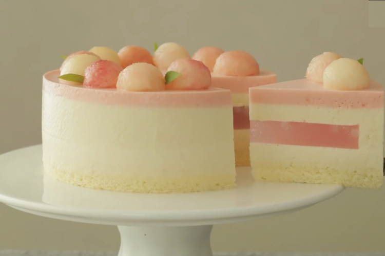bánh mousse trái vải hình 6