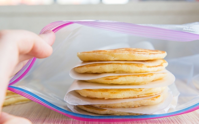 Cách bảo quản bánh pancakes