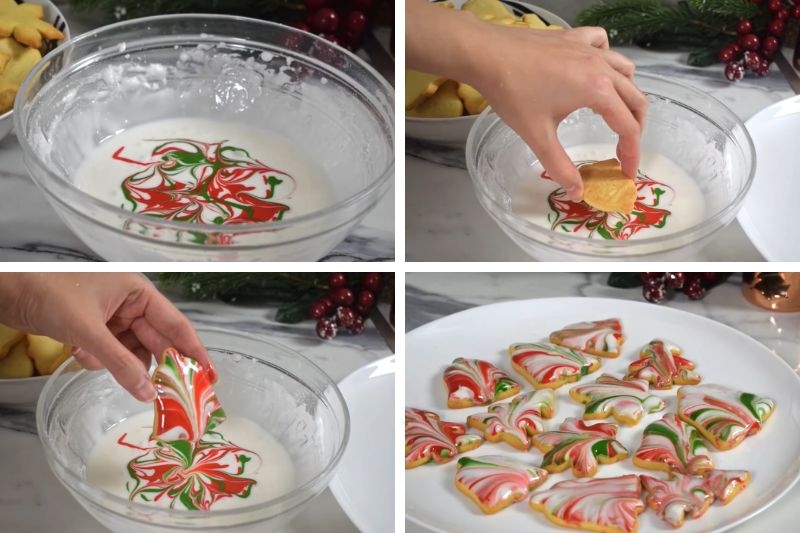 Bánh quy kẹo đường đá cẩm thạch ảnh 11