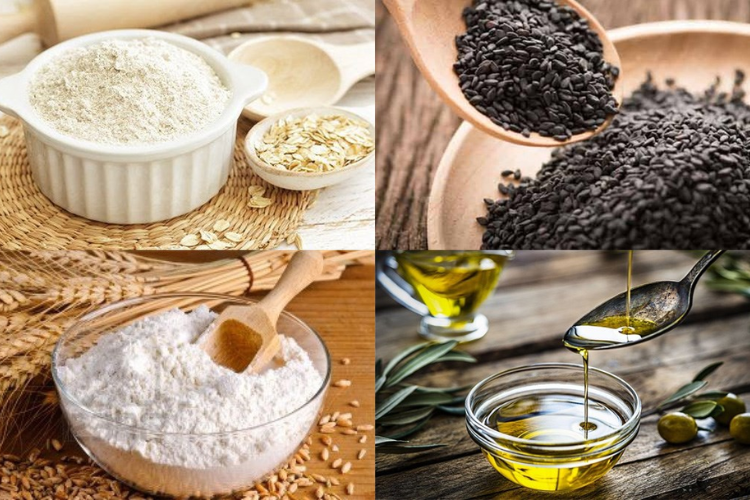 Bánh quy mè đen yến mạch 3