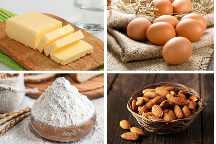 bánh quy phô mai hạnh nhân bằng nồi chiên không dầu 1