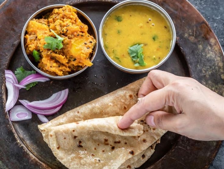 Bánh roti Ấn Độ 2