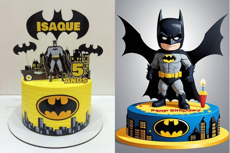Bánh kem hình siêu nhân người dơi Batman