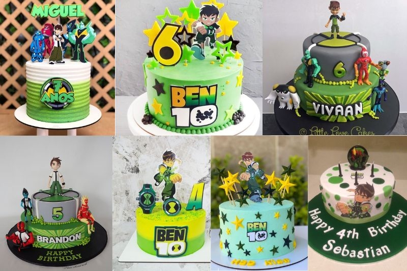 Bánh kem hình siêu nhân Ben 10