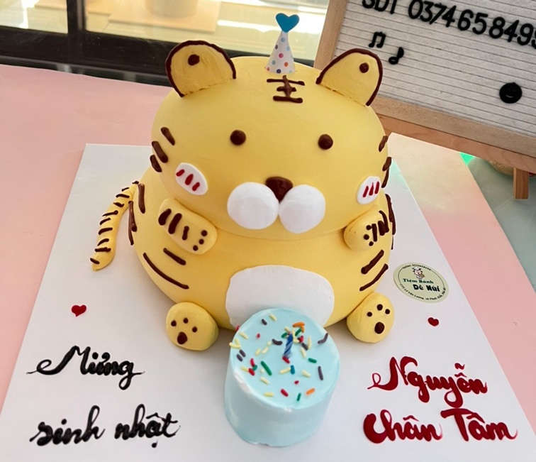 bánh sinh nhật con mèo 12