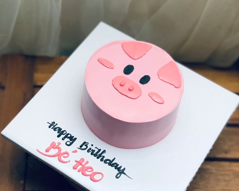 bánh sinh nhật hình con lợn 11