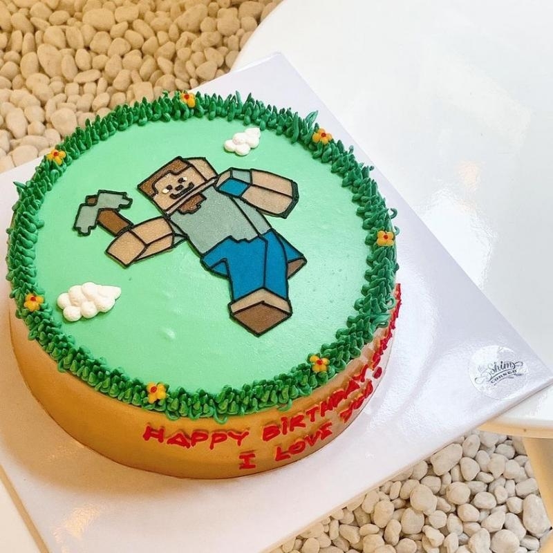 Bánh sinh nhật Minecraft 18