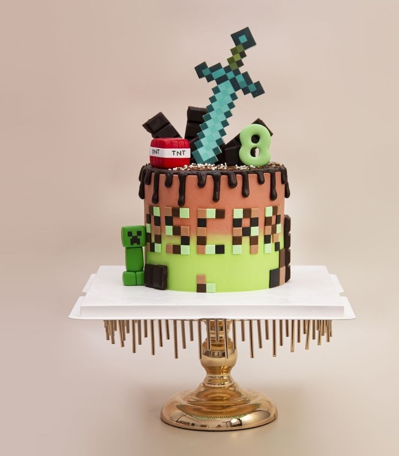 Bánh sinh nhật Minecraft 19