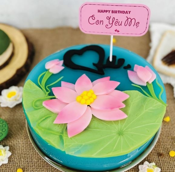 bánh sinh nhật rau câu 4D 3