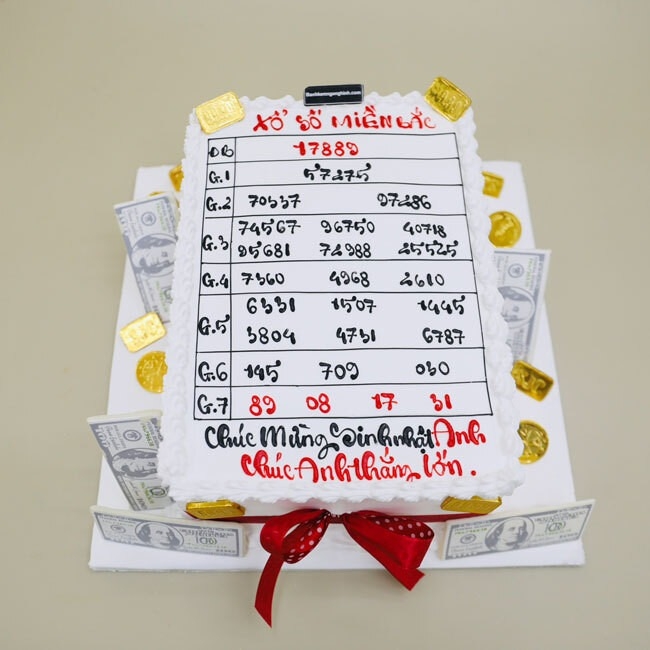 bánh sinh nhật tài xỉu hình 6