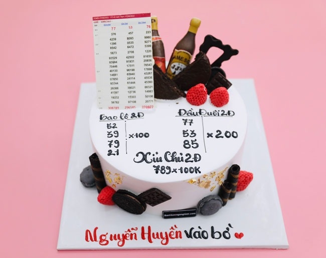 bánh sinh nhật tài xỉu hình 4