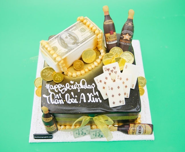 bánh sinh nhật tài xỉu hình 7