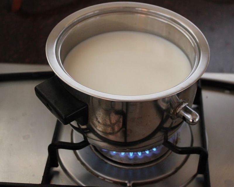 cách làm bánh sữa dừa 7