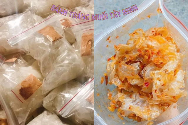 Bánh tráng muối Tây Ninh: Hương vị cay mặn khiến thực khách ăn một lần là nhớ mãi không quên