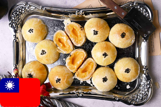 Bánh trứng chảy Đài Loan – Món bánh nhỏ nhưng “gây thương nhớ” bởi lớp nhân tan chảy ngọt ngào