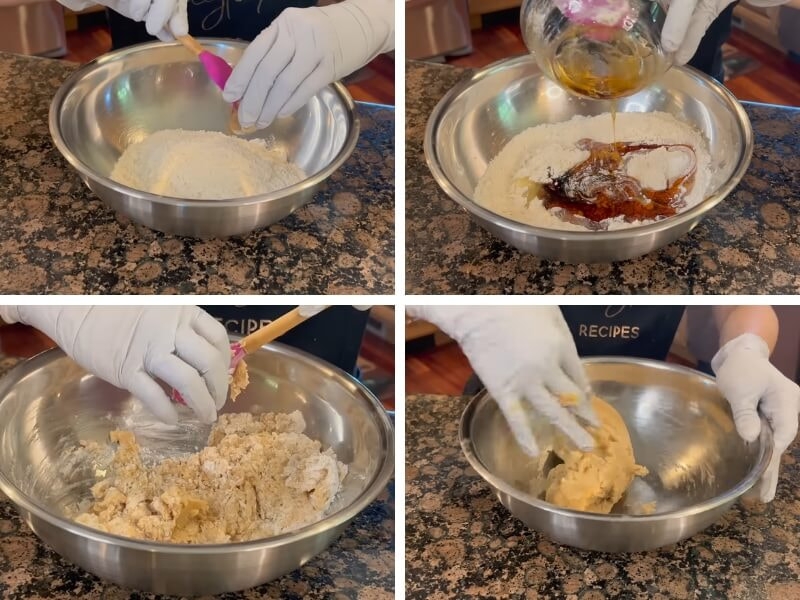 cách làm bánh trung thu nhân đậu đỏ 4