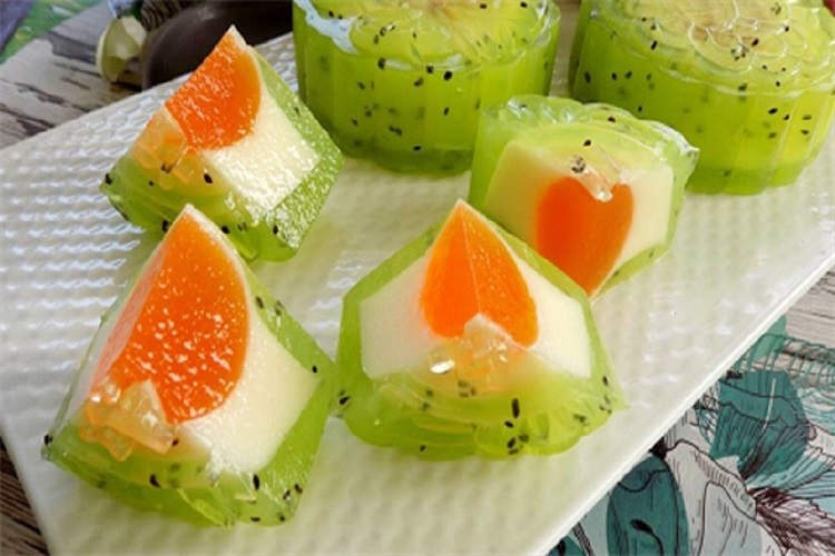 bánh trung thu rau câu phô mai kiwi 1
