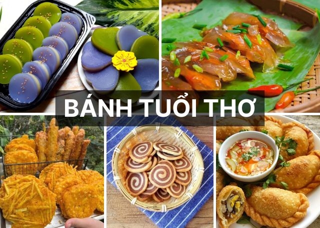 Tổng hợp những món bánh tuổi thơ ngon, hấp dẫn và đáng nhớ nhất