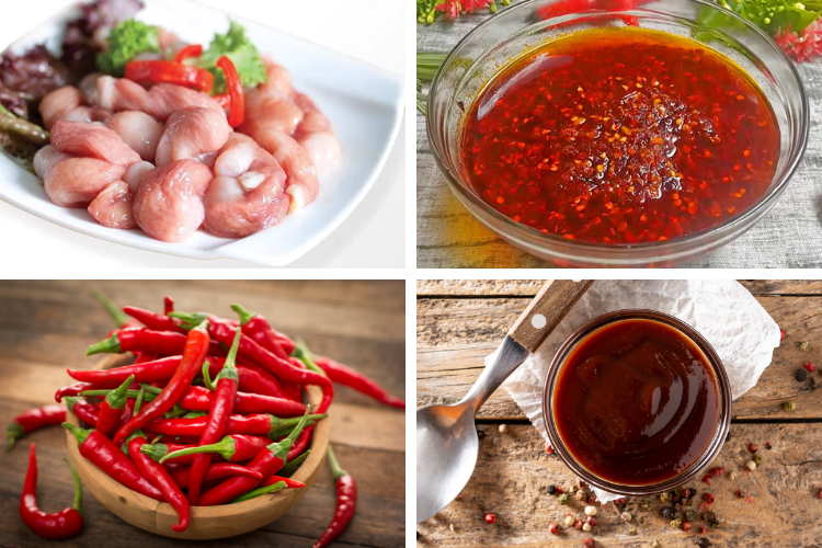 Bao tử cá basa nướng hình 2