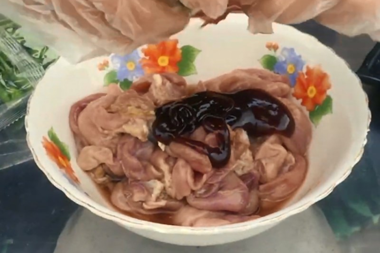 Bao tử cá basa nướng hình 4