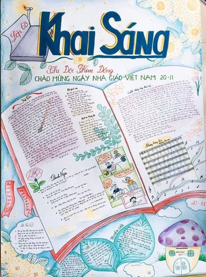 Báo tường 20/11 ảnh 35