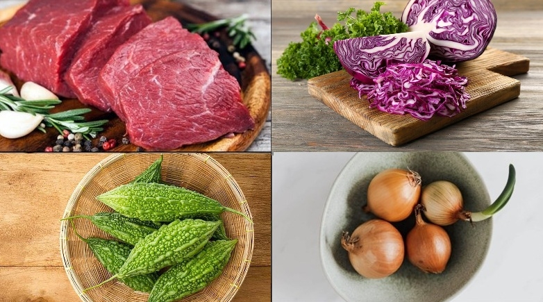 bắp cải tím xào thịt bò 2