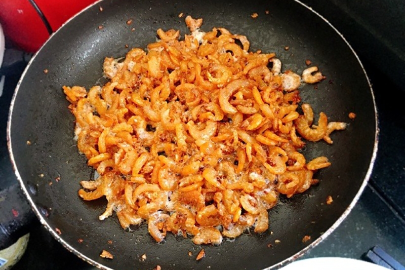 bắp xào tôm khô (hình 7)
