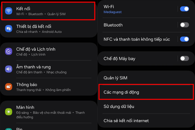 Bật 5G Samsung A16 hình 3