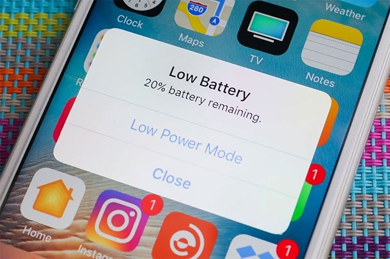 Bật chế độ tiết kiệm pin trên iPhone 6 hình 2