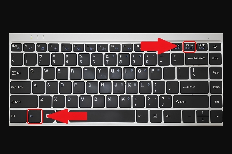 Bật tắt phím Numlock trên laptop Dell 2