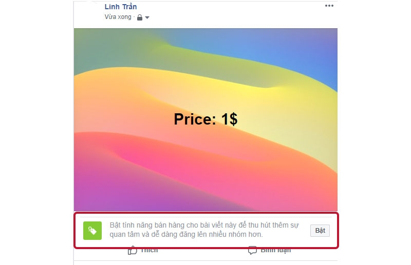 Bật tính năng bán hàng trên Facebook cá nhân hình 3