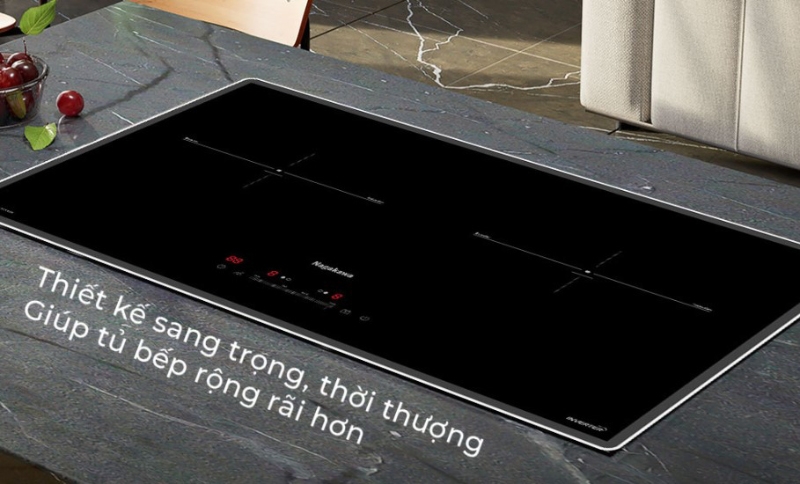 Bếp điện từ đôi Nagakawa UltraSlim NK2C29MB - hình 1