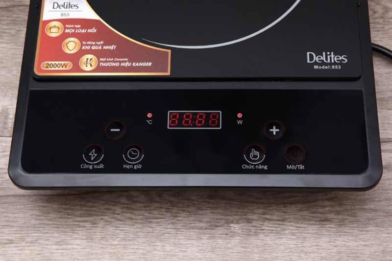 Bếp hồng ngoại Delites 853 - hình 5