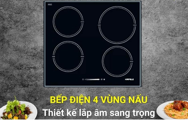 Bếp từ 4 v&ugrave;ng nấu Hafele (H&igrave;nh 1)
