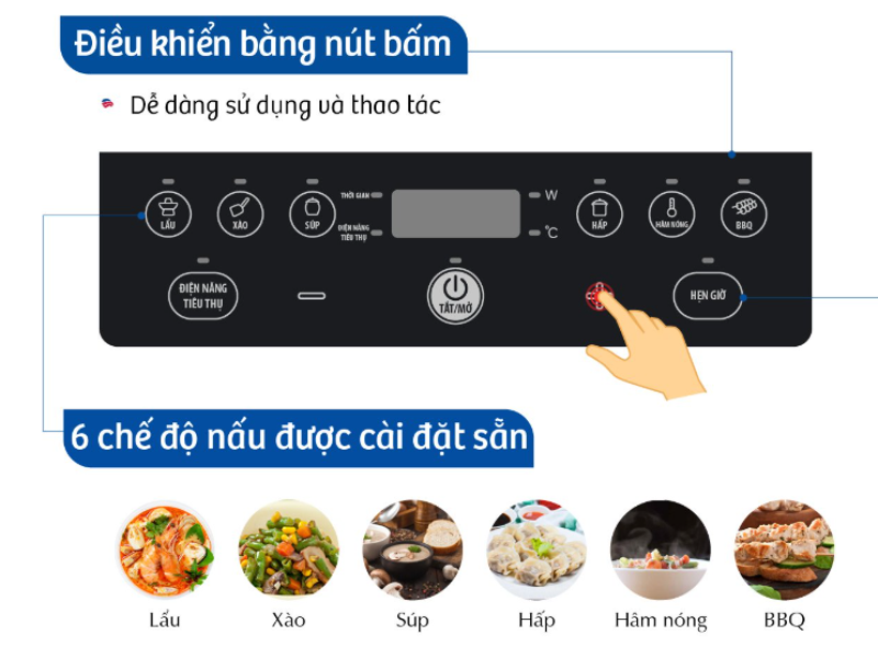 Bếp từ BlueStone ICB-6609 - hình 5