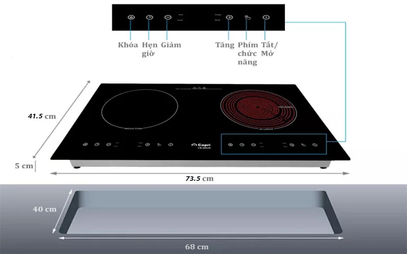 Bếp từ kết hợp hồng ngoại hãng nào tốt 2024 4