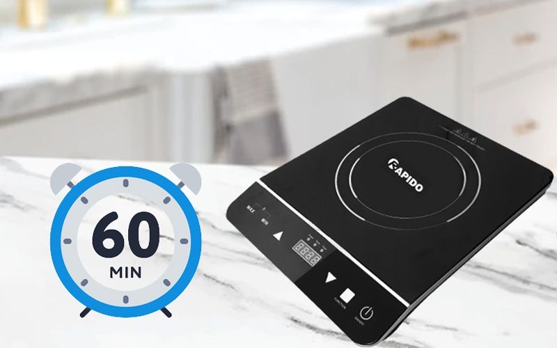 Bếp từ Rapido được trang bị nhiều tính năng hiện đại