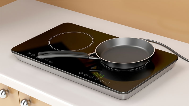 Bếp từ tự giảm nhiệt h&igrave;nh 5