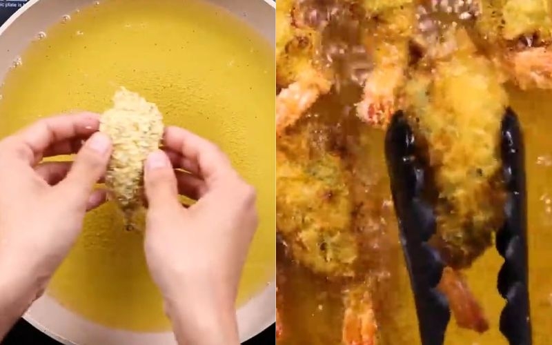 Đem chiên cho đều màu
