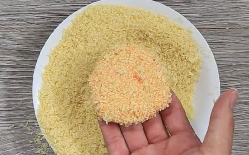 Bí đỏ lăn bột chiên xù