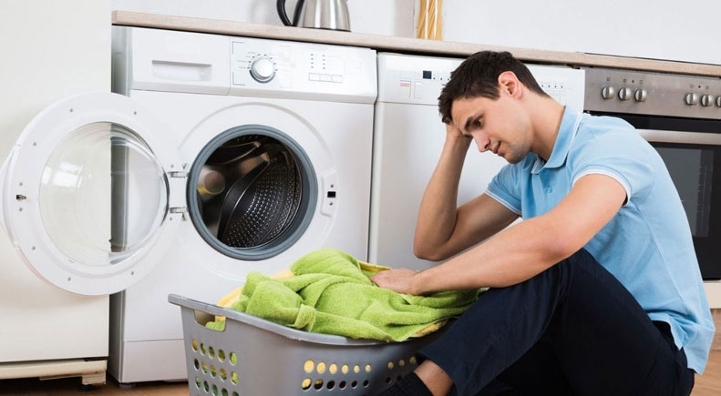 bị kẹt trong máy giặt 2
