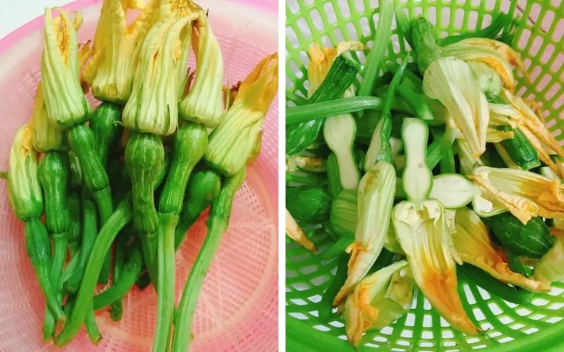 Sơ chế bí nụ