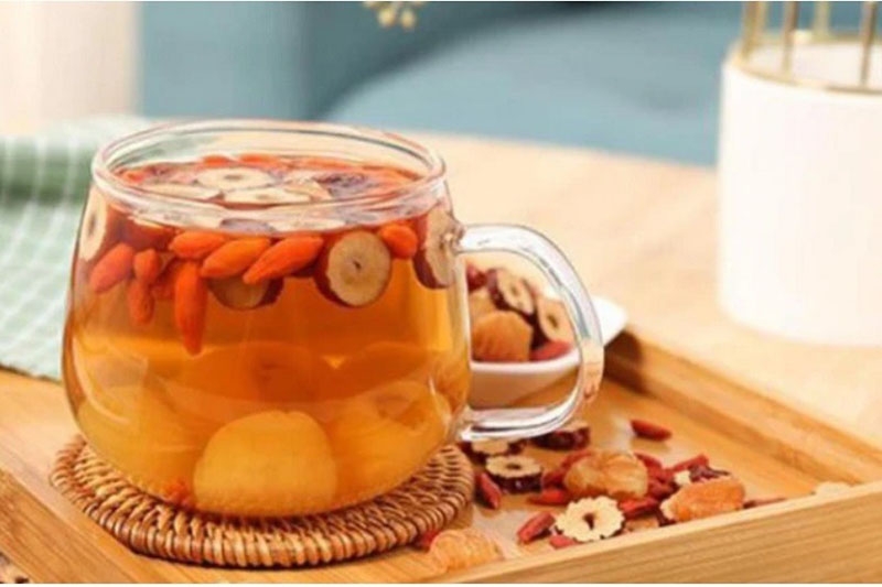 Bí quyết pha trà hoa cúc táo đỏ (hình 8)