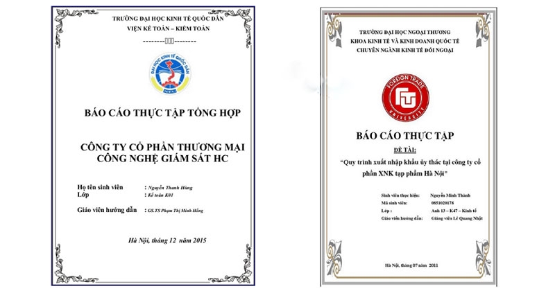 Bìa báo cáo thực tập hình 3