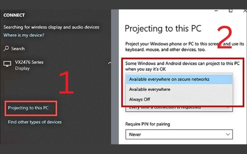 biến laptop thành màn hình cho PC qua HDMI 2