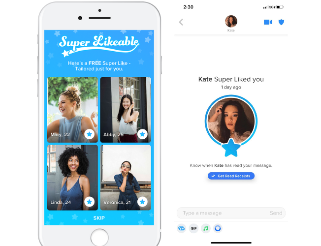Biểu tượng ngôi sao màu xanh trong Tinder là gì 1