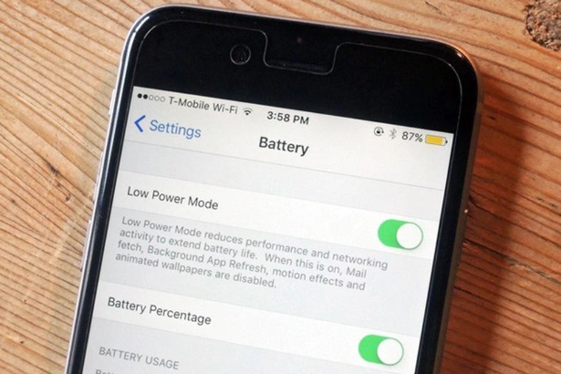 Biểu tượng pin vàng iPhone là gì (hình 2)